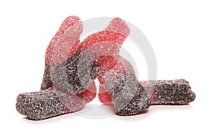 Fizzy cola bottle sweets photo