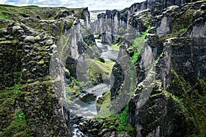 Fjadrargljufur canyon, South of Iceland