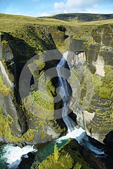 Fjadrargljufur canyon