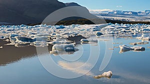 Fjallsarlon in Iceland - glaciar lagoon