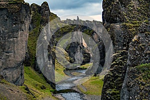 FjaÃƒÆ’Ã‚Â°rÃƒÆ’Ã‚Â¡rgljÃƒÆ’Ã‚Âºfur Canyon in southeast Iceland