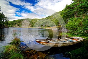 Fjord boat scenic