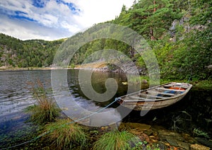 Fjord boat scenic