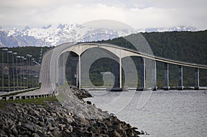 Fjord bridge norway