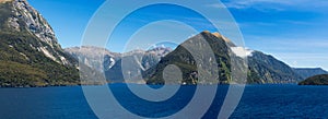 Fjord of Doubtful Sound in New Zealand