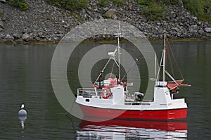 Fjord fishing boat