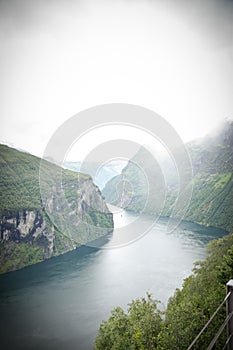 Fjord Geirangerfjord in Norway