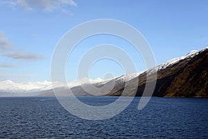 Fjord Pia the archipelago of Tierra del Fuego.