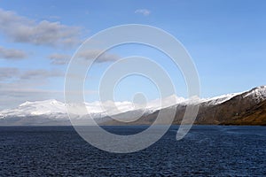 Fjord Pia the archipelago of Tierra del Fuego.