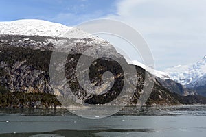 Fjord Pia the archipelago of Tierra del Fuego. photo