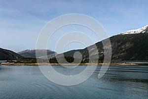 Fjord Pia the archipelago of Tierra del Fuego. photo