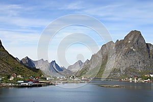 The fjord of Reine in Lofoten