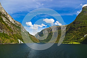 Fjord Sognefjord - Norway photo