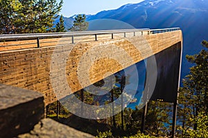 Fjord at Stegastein viewpoint Norway