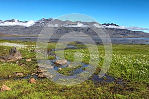 Fjords landscape, Iceland photo