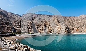 Fjords of Musandam near Khasab in Oman