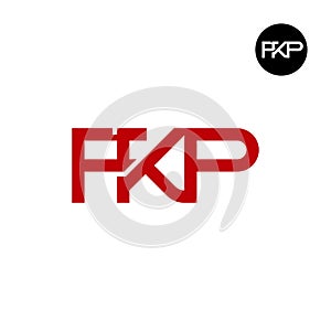 FKP Logo Letter Monogram Design
