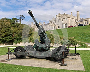 Flack gun in dover castle photo