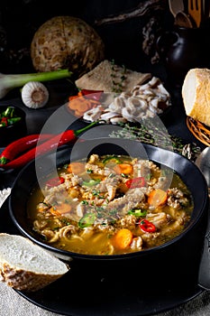 Flaczki - tripe soup the Polish way