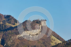 Flaescherberg mountains close up from north