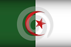 Flaf of Algeria photo