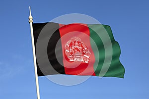 Flag of Afghanistan - Central Asia photo