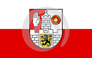 Flag of Altenburg of Thuringia, Germany