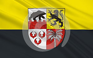 Flag of Anhalt-Bitterfeld in Saxony-Anhalt, Germany