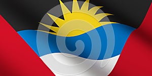 Flag of Antigua and Barbuda Antiguan Barbudans