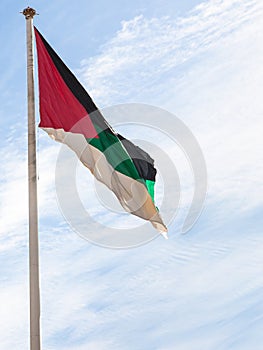 Flag of the Arab Revolt in Aqaba city