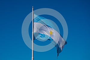 The flag of Argentina Bandera argentina - Bandera Nacional photo