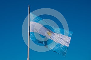 The flag of Argentina Bandera argentina - Bandera Nacional photo