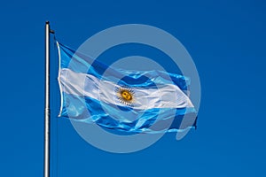 The flag of Argentina Bandera argentina - Bandera Nacional photo