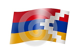 Flag of Arstakh Nagorno-Karabakh  region
