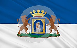 Flag of Assen of Netherlands