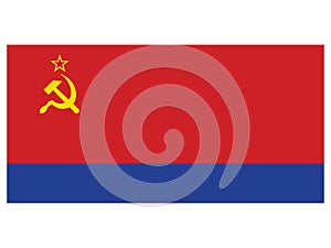 Flag of the Azerbaijan Soviet Socialist Republic, from 1956 to 1991