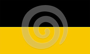 Flag of Baden-Wurttemberg (Federal Republic of Germany, Bundesrepublik Deutschland) Baden-WÃ¼rttemberg, BW or BaW