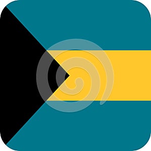 Flag Bahamas illustration vector eps