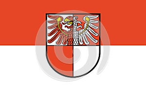 Flag of Barnim is a district in Brandenburg, Germany