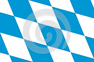 Flag of Bavaria in Germany