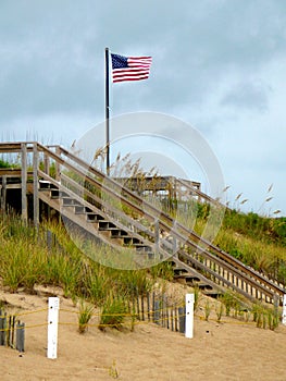 Flag on the Beach