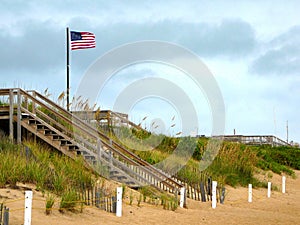 Flag on the Beach