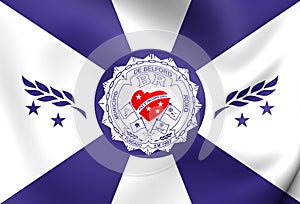 Flag of Belford Roxo City, Brazil.