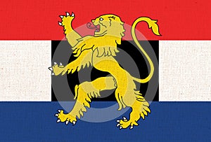 Flag of Benelux Union. European politico-economic union. flag of the Benelux