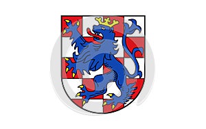 Flag of Birkenfeld of Rhineland-Palatinate, Germany
