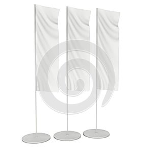 Flag Blank Expo Banner Stand.
