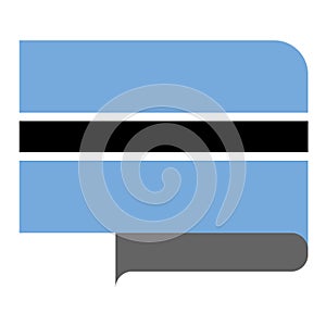 Flag horizontal shape, pointer for world map