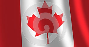 Flag Canada moving wind