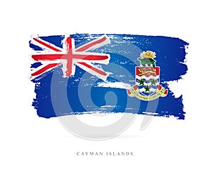 Flag of the Cayman Islands. Abstract