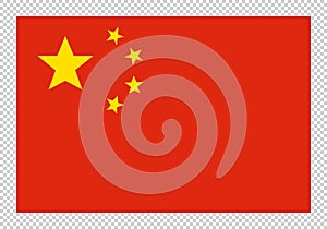 Flag of China, Chines flag, National flag of China in standard protion